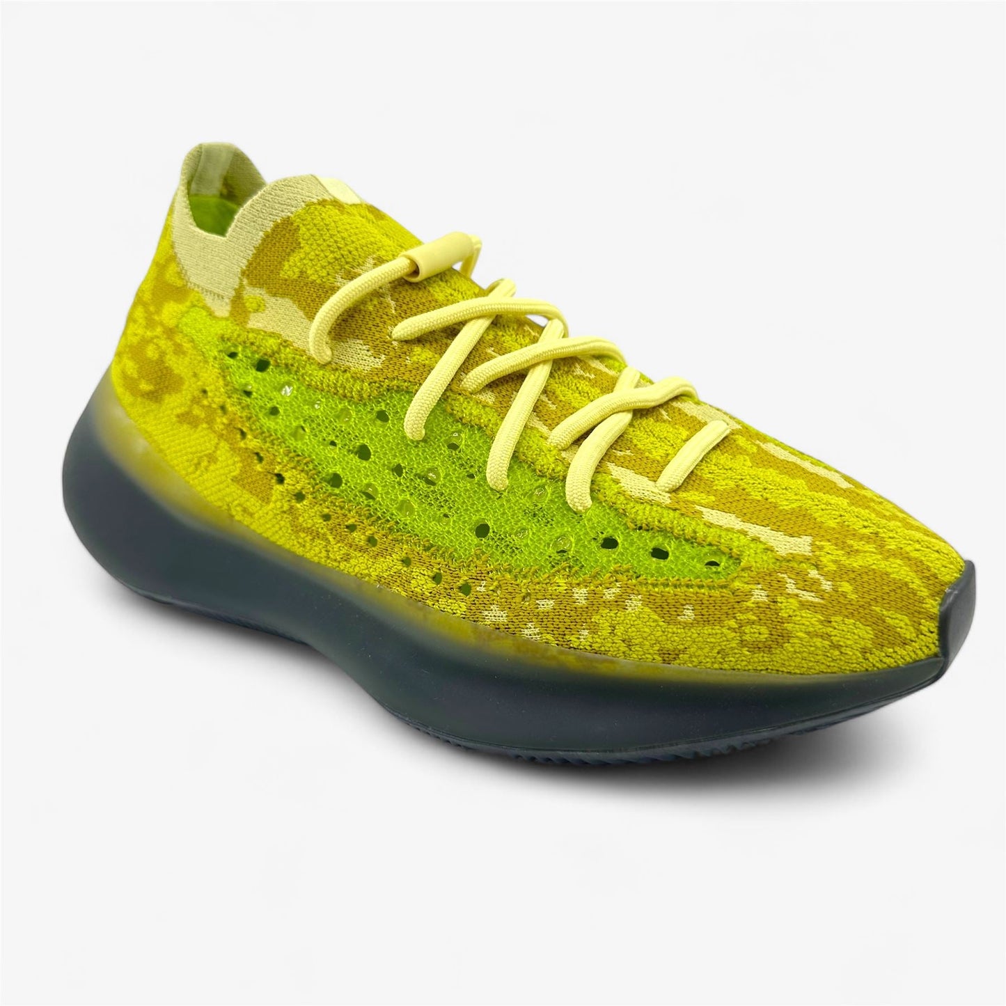 Yeezy Boost 380 Hylte Glow Green Mens Athletic Sneaker