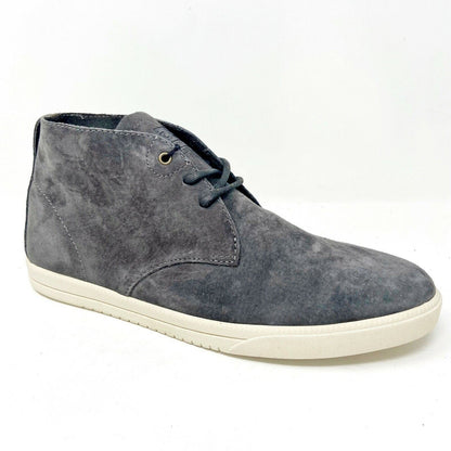 Clae Strayhorn Unlined Dark Charcoal Suede Mens Premium Casual Shoes Sneakers
