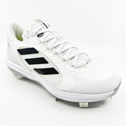 Adidas Purehustle 2 Elite White Black Womens Metal Softball Cleats