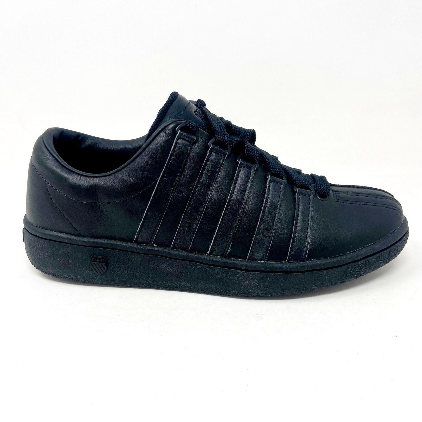 K-Swiss Classic Luxury Edition Triple Black Mens Casual Sneakers 0001002