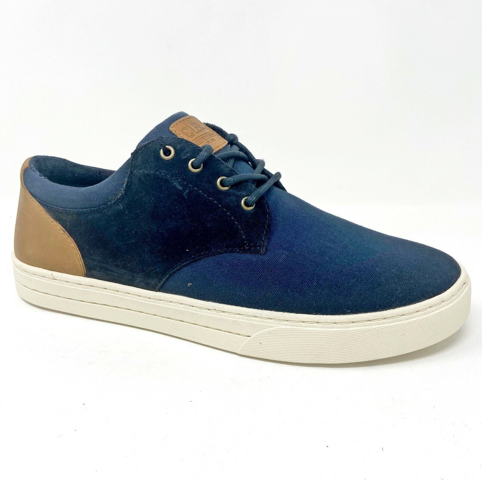 Clae Rogers Deep Navy Canvas Mens Casual Sneakers