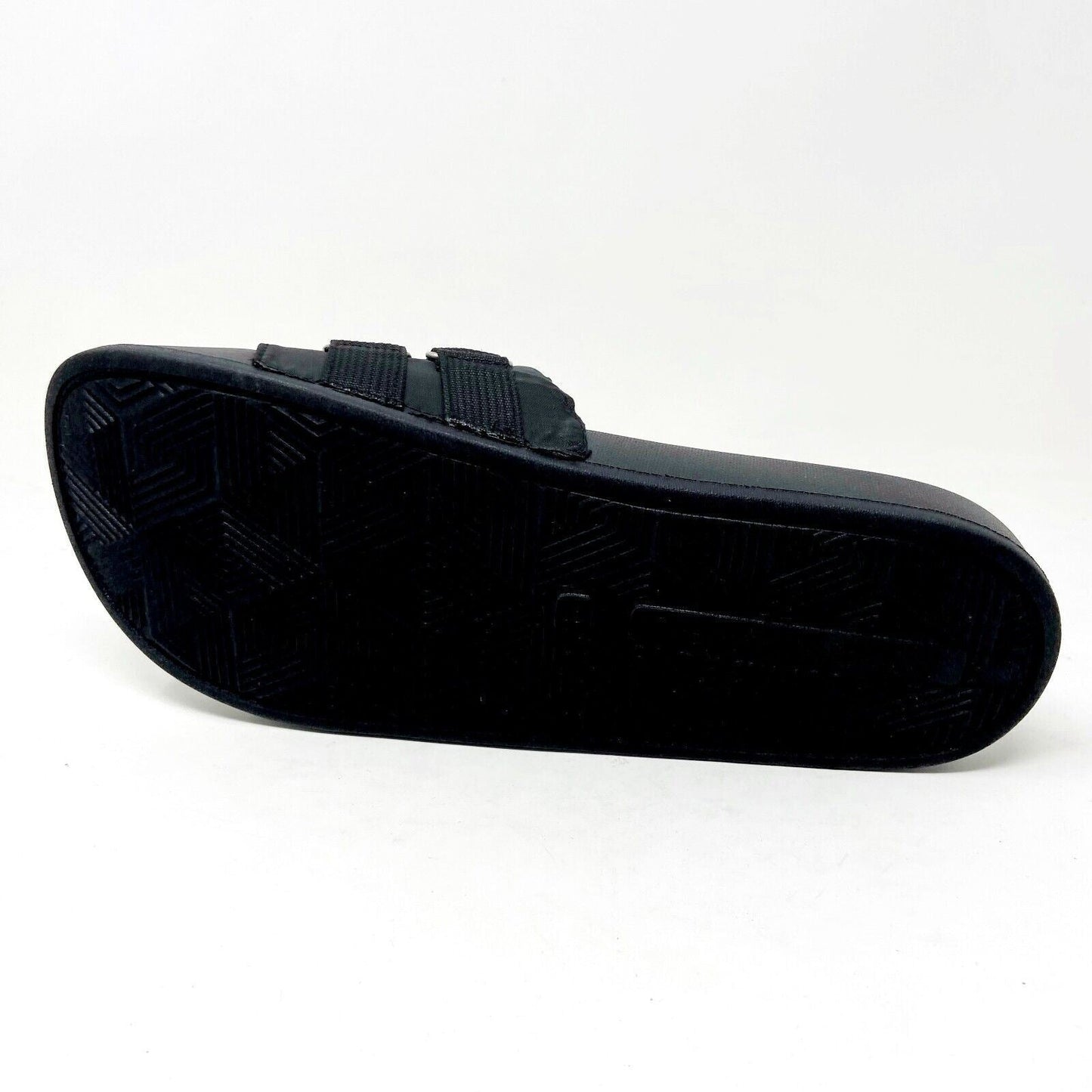 STNDRD Standard Los Angeles Monaco Double Strap Black Womens Slide Sandals