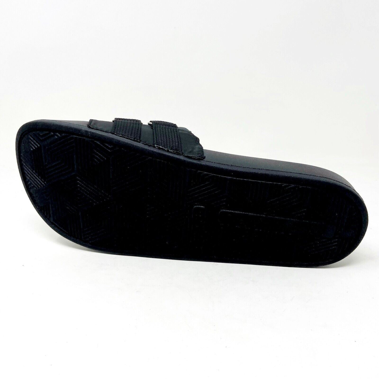 STNDRD Standard Los Angeles Monaco Double Strap Black Womens Slide Sandals