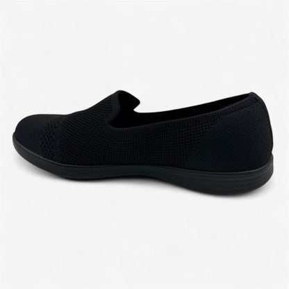 Skechers One The Go Dreamy Beaming Blacck Womens Casual Slip-On