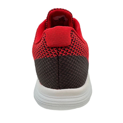 Nike Revolution 3 University Red Metallic Silver Mens Extra Wide Sneaker