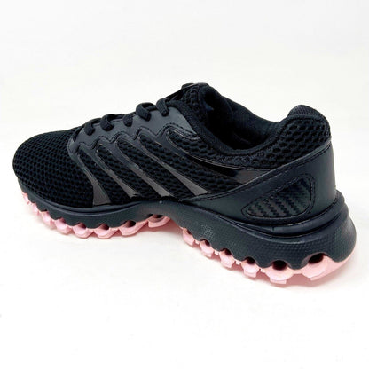 K-Swiss Tubes Comfort 200 Black Cherry Blossom Womens Wide Sneakers 97112 056 W