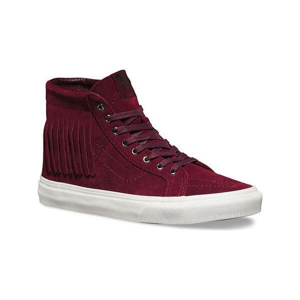 VANS Sk8 Hi Moc (Suede) Port Royale White Womens Size 10 Sneakers