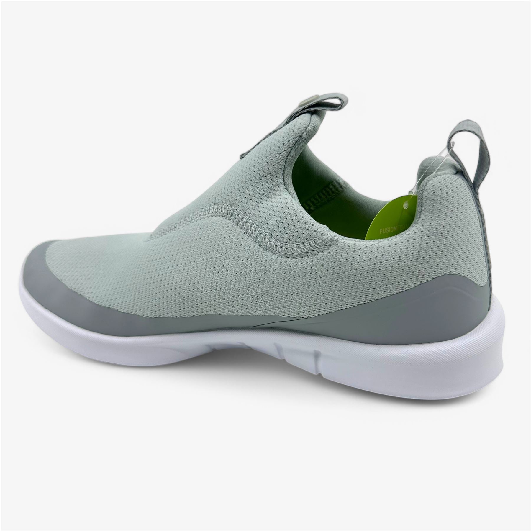 PUMA Laguna Fusion Slip On High Rise Silver Womens Spikeless Golf Shoes