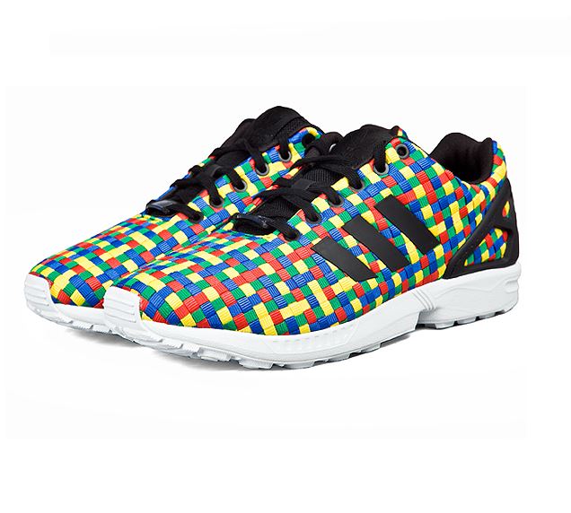 Adidas Originals ZX Flux Multicolor Weave Mens Size 9 Lifestyle Trainers S78345