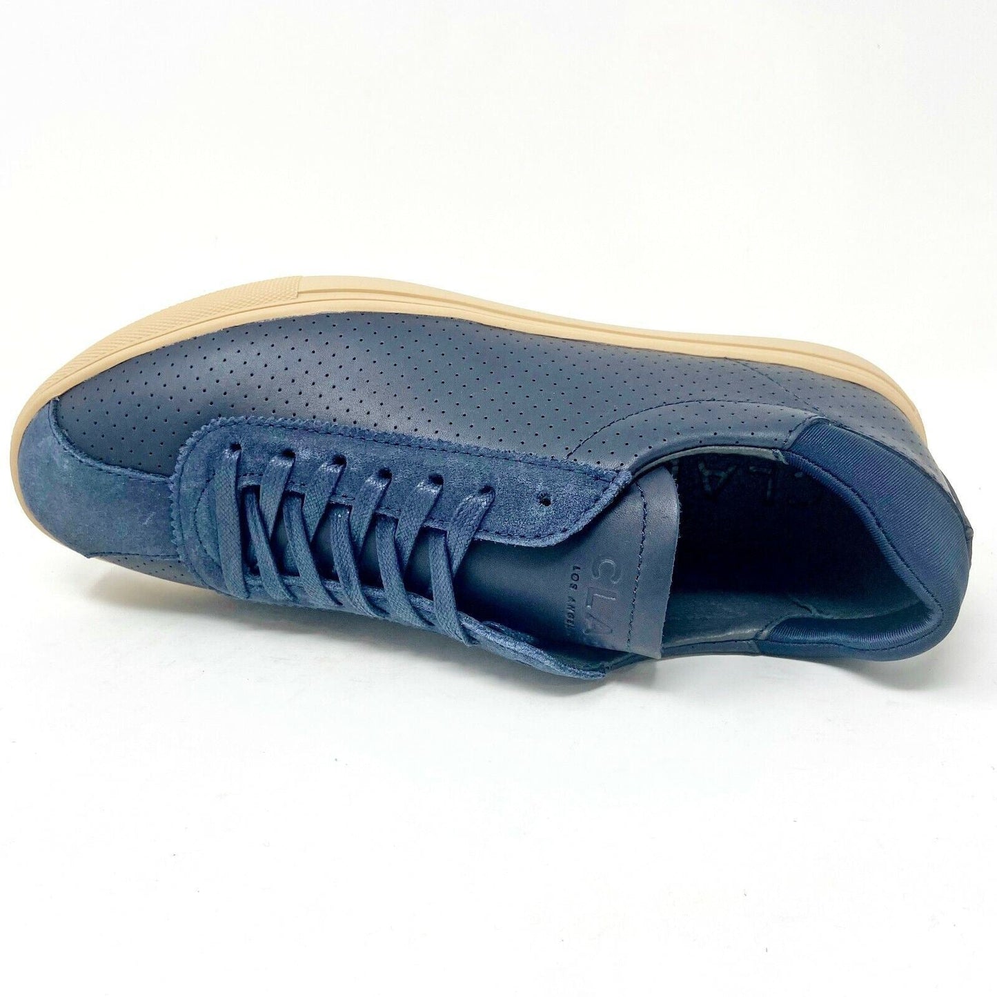 Clae Noah Deep Navy Mens Premium Casual Sneakers