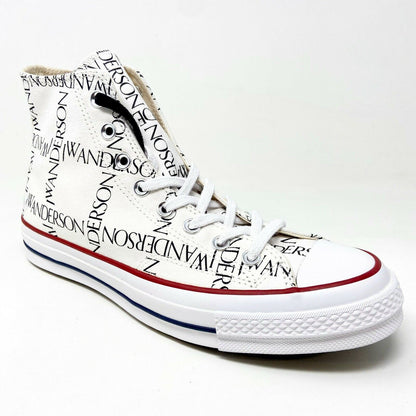 Converse Chuck 70 Hi Grid JW Anderson White Black Insign Mens Sneakers 160808C
