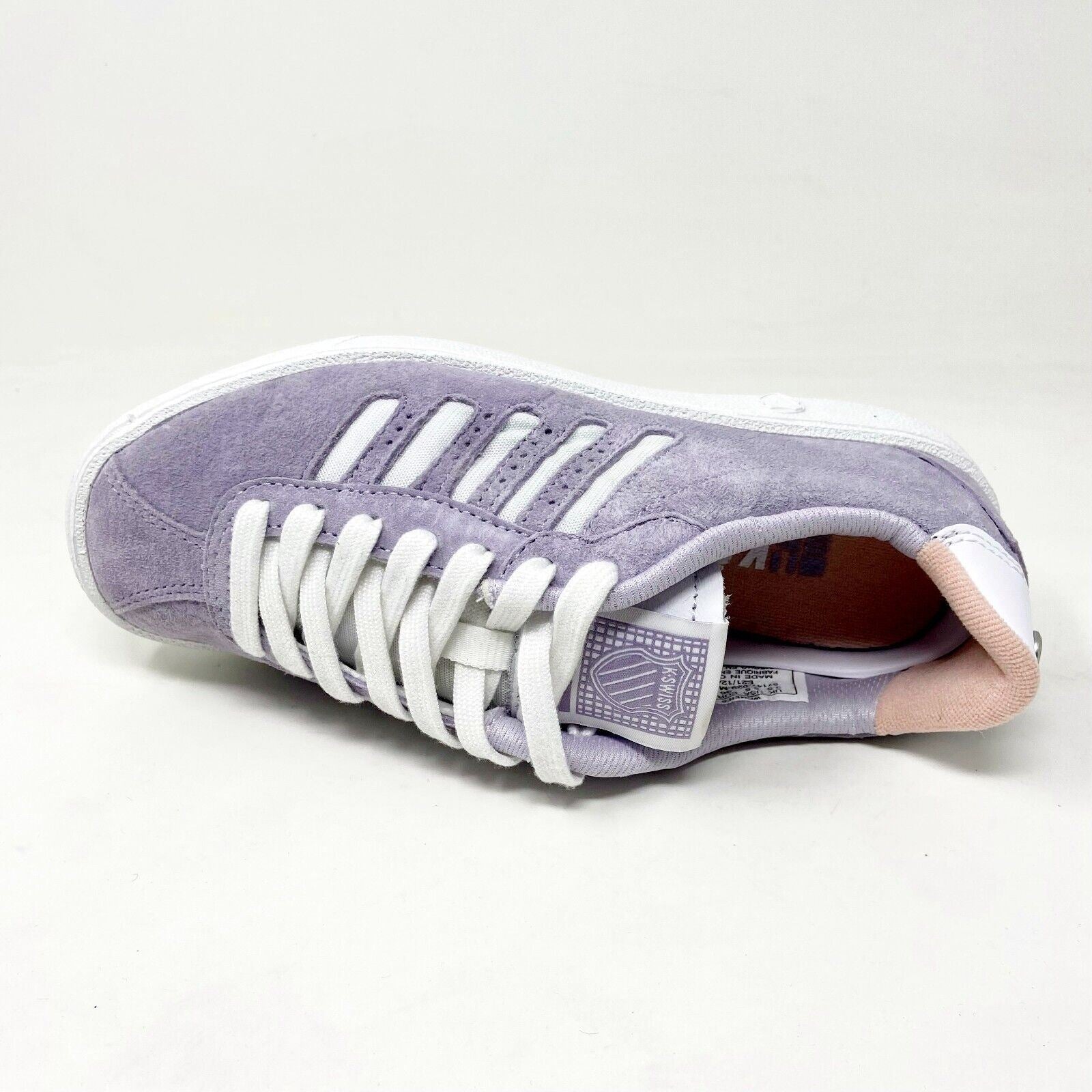K-Swiss Court Traymore Evening Haze White Womens Size 5.5 Sneakers 97147 029