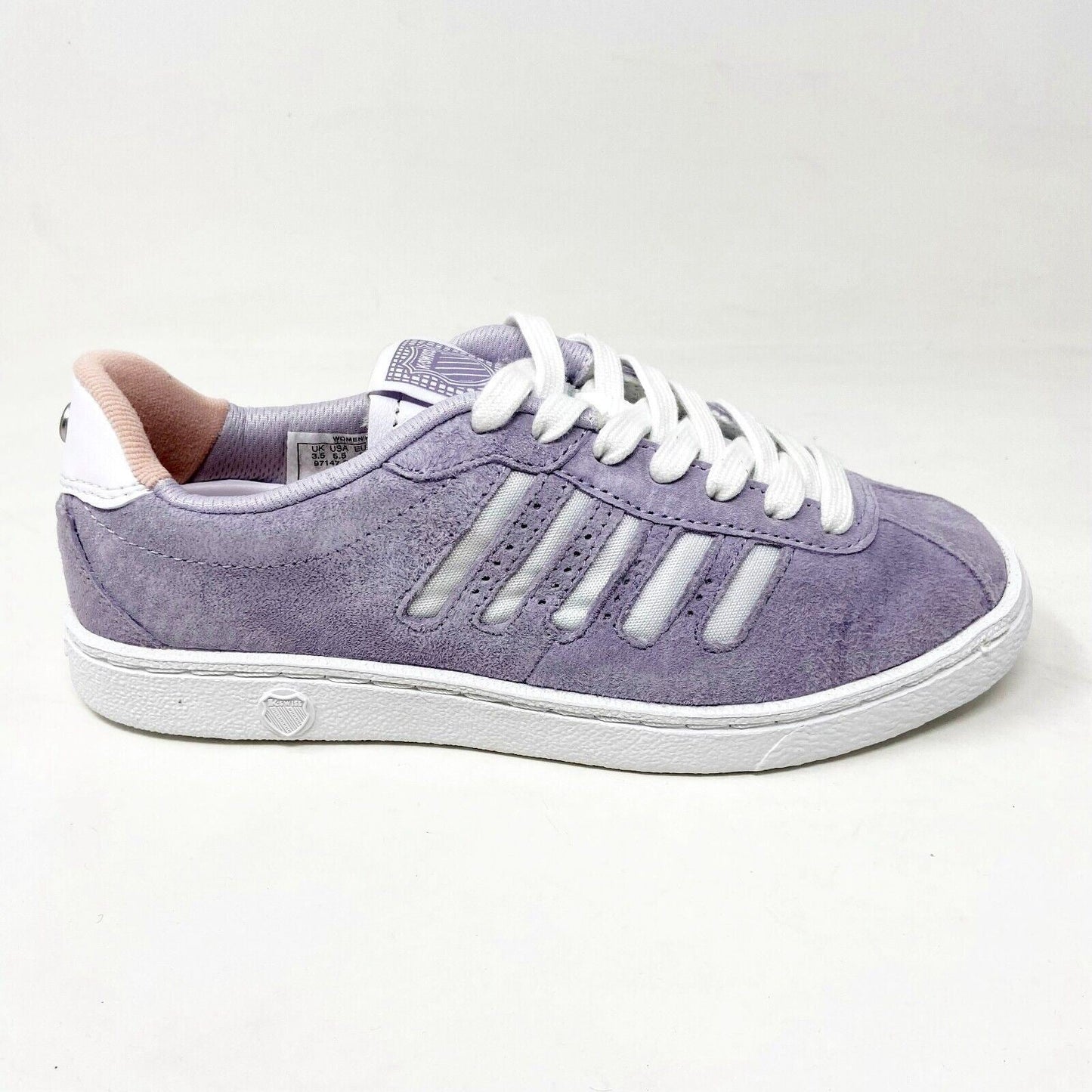 K-Swiss Court Traymore Evening Haze White Womens Size 5.5 Sneakers 97147 029