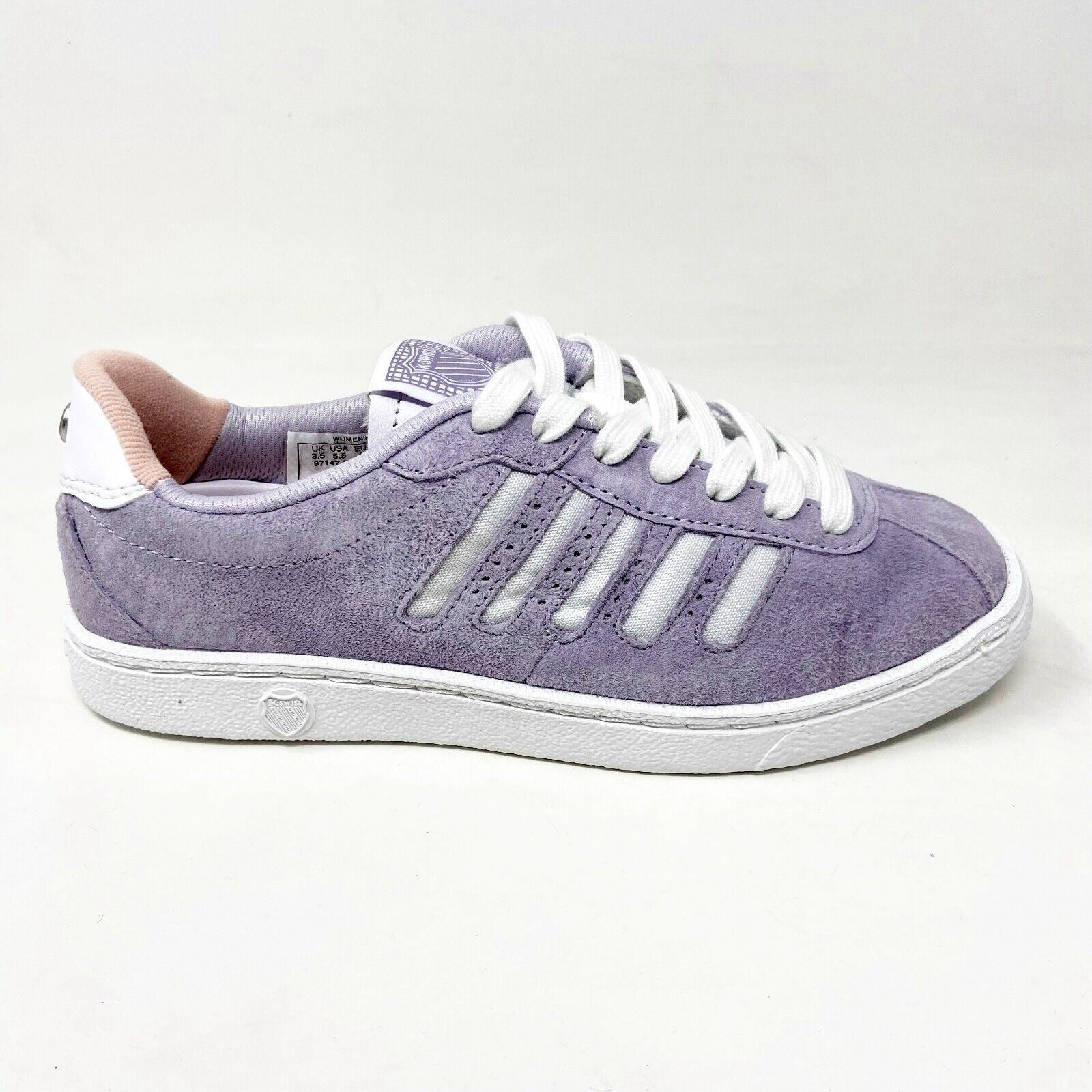 K-Swiss Court Traymore Evening Haze White Womens Size 5.5 Sneakers 97147 029