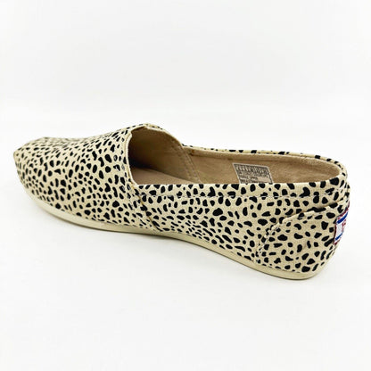 Skechers Bobs Plush Cat Queen Leopard Womens Sioze 6 Casual Flats
