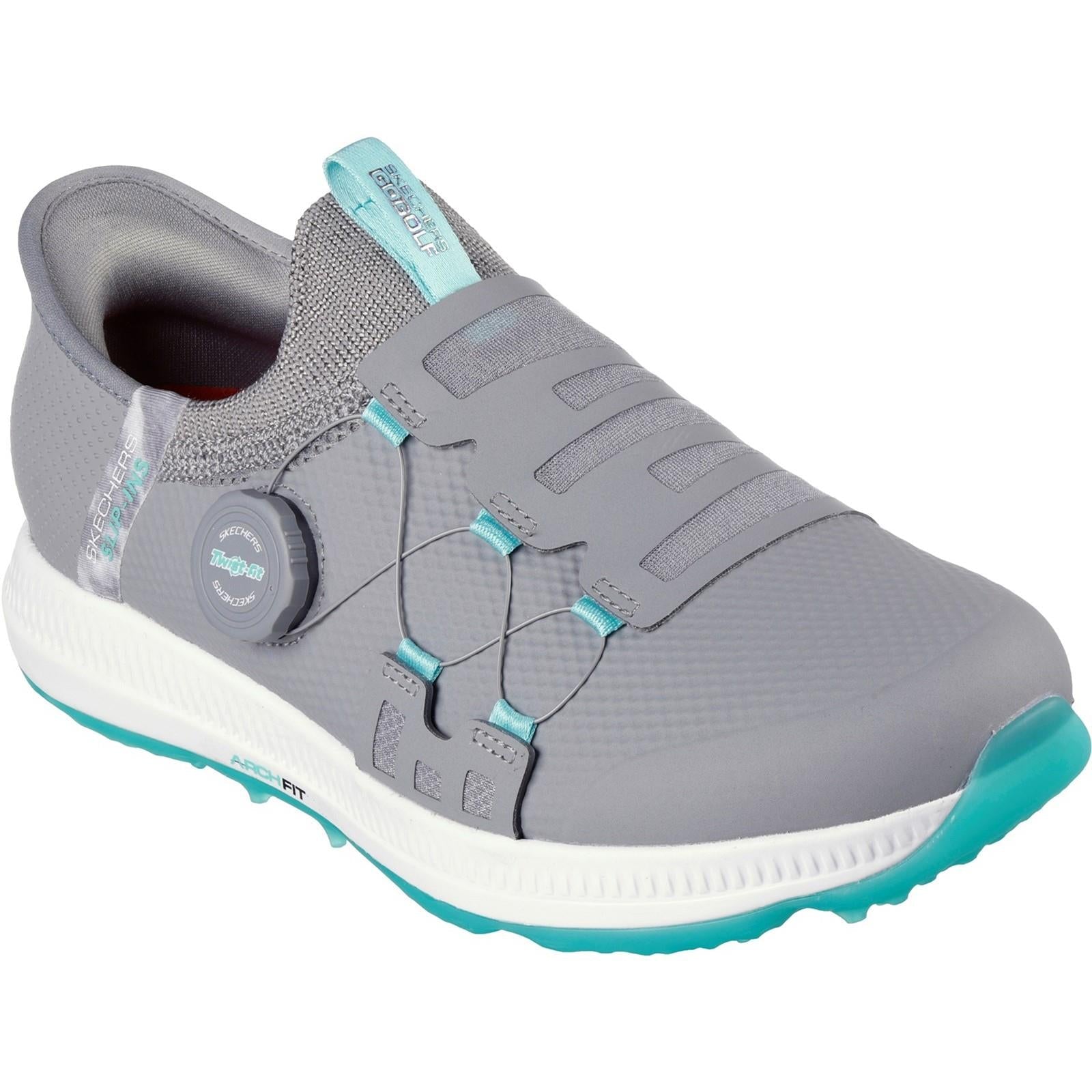 Women's Wide Fit Skechers 123062 Slip-ins Waterproof Go Golf Elite 5 Trainers