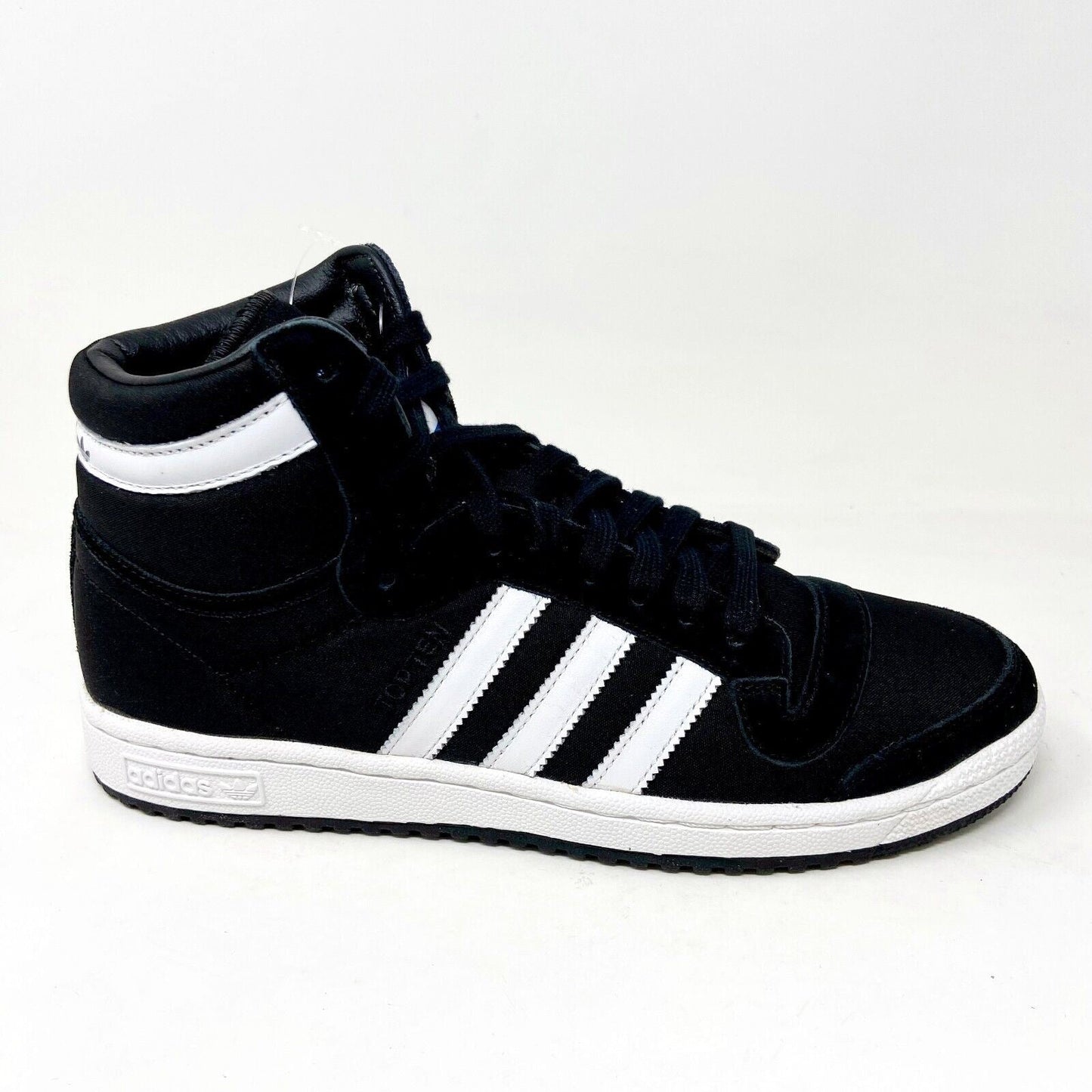 Adidas Originals Top Ten Hi Black White Mens Size 8 Retro Sneakers B27506