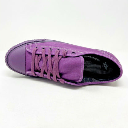 PF Flyer Center Lo Reiss Purple Womens Retro Casual Sneakers PM11CL4C