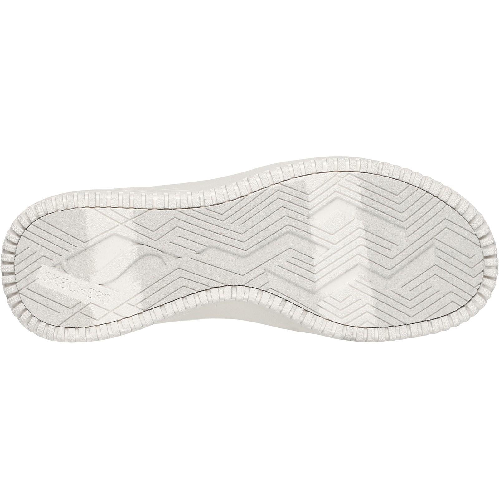 Women's Wide Fit Skechers 185110 Court Classics Grand 92 Be Lifted Trainers - Nude
