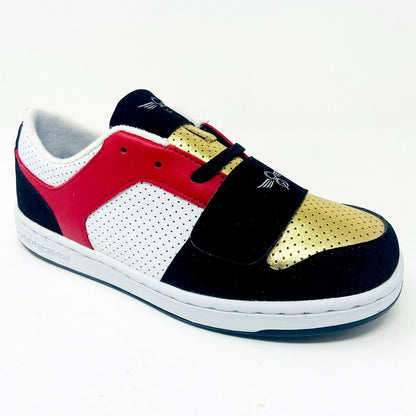 Creative Recreation Cesario Lo White Gold Red Black Youth Kids Sneakers