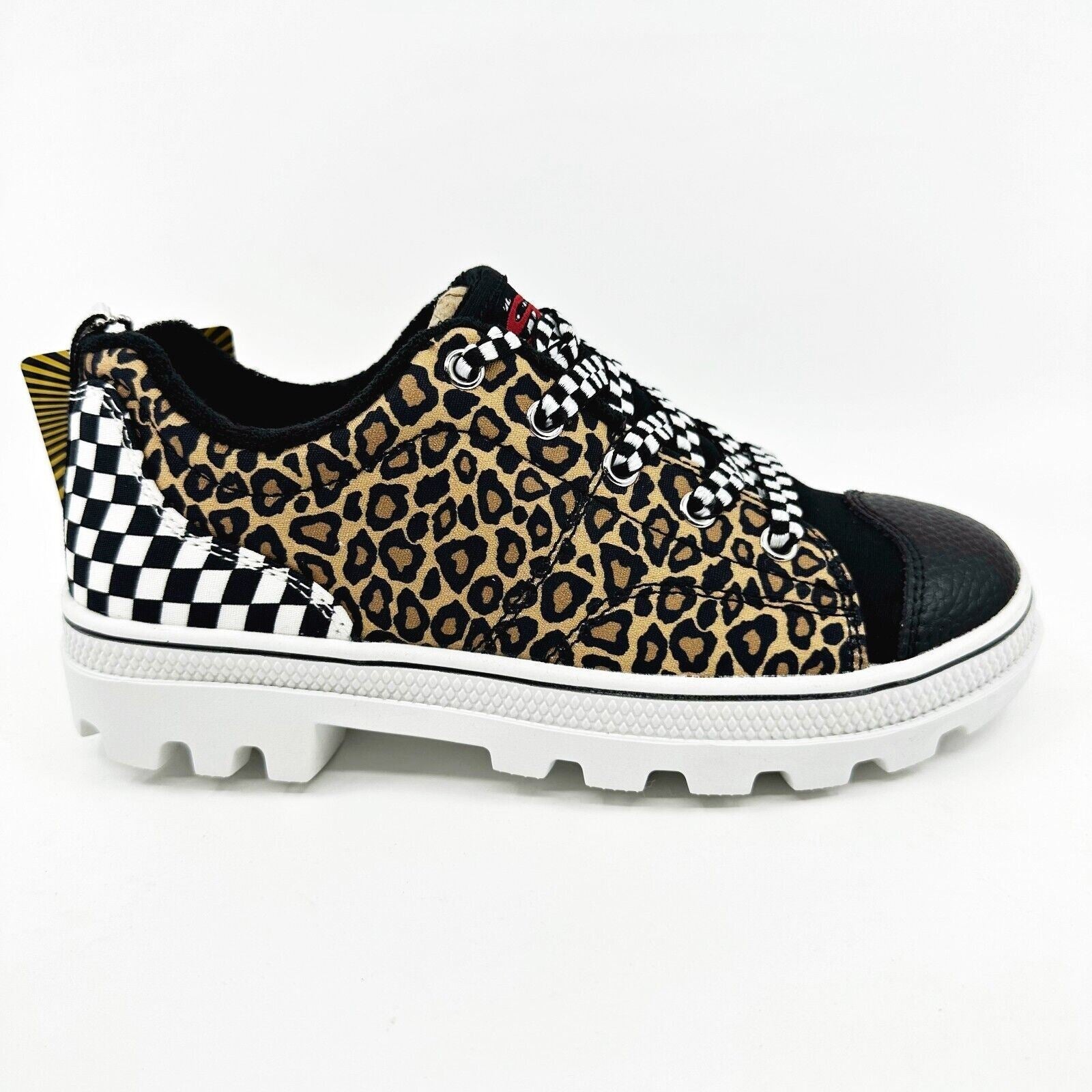 Skechers Roadies Pattern Player Leopard Womens Size 5 Comfort Slip On Shoes