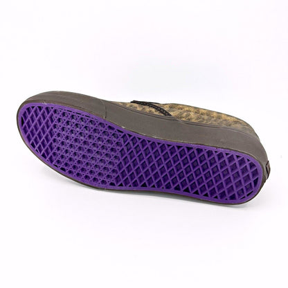 Vans Vault Classic Slip On V (Needles) Brown Zebra Leopard Mens Casual Shoes