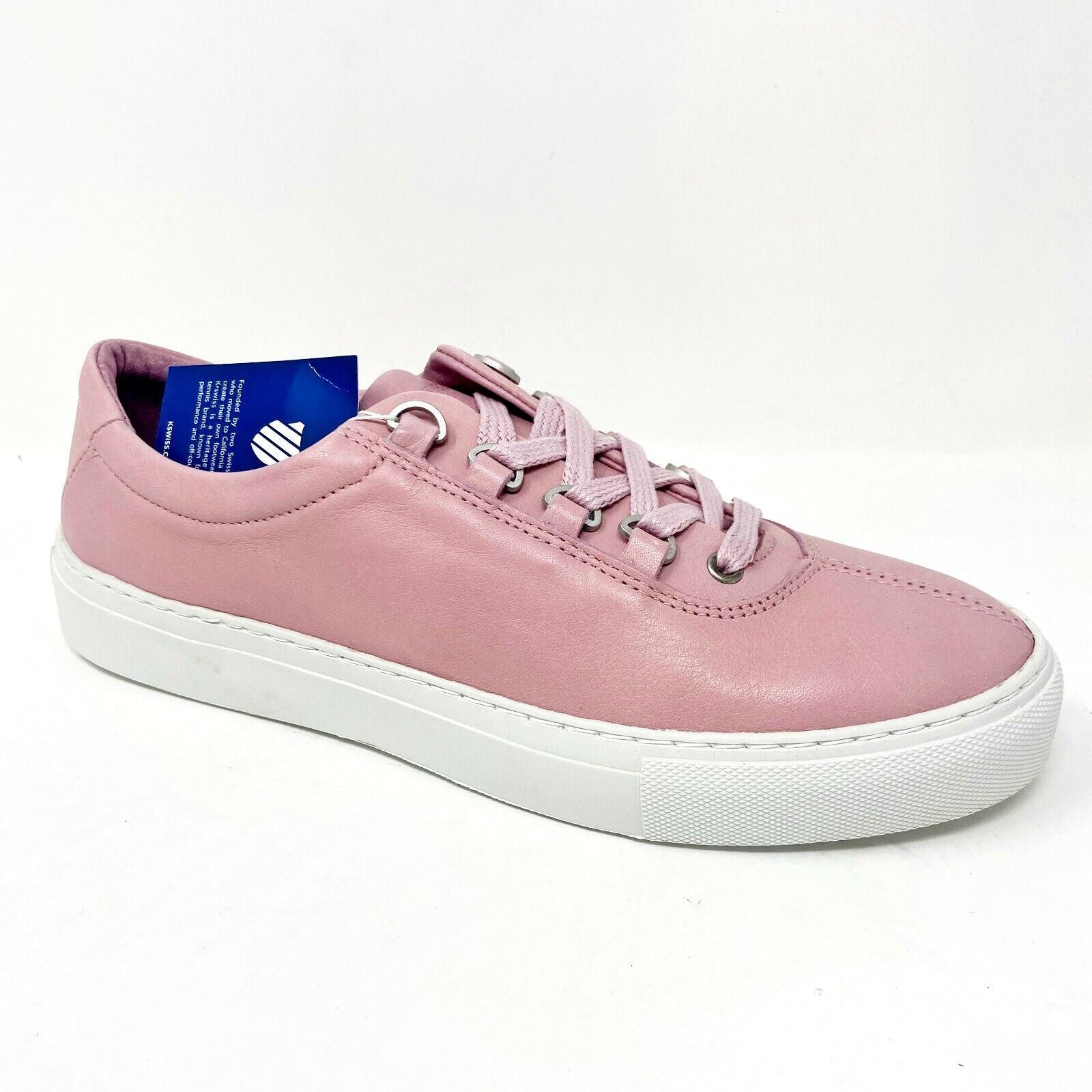 K-Swiss Court Classico Chalk Pink Off White Womens Casual Sneakers 95097 613