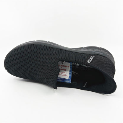 SKECHERS Go Walk Flex Relish Black Womens  Slip On Sneakers