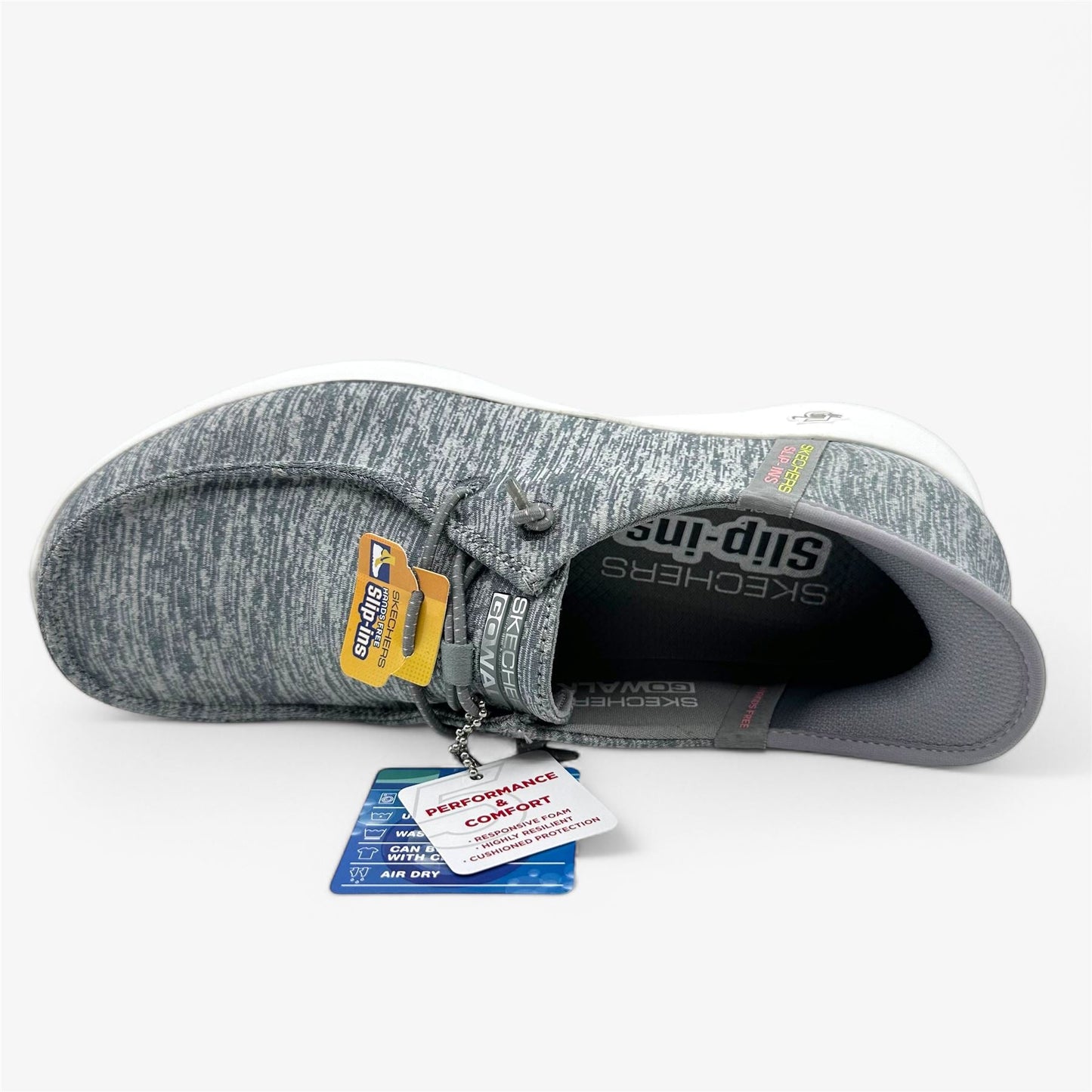 Skechers Go Walk Joy Iris Gray Womens Athletic Sneaker
