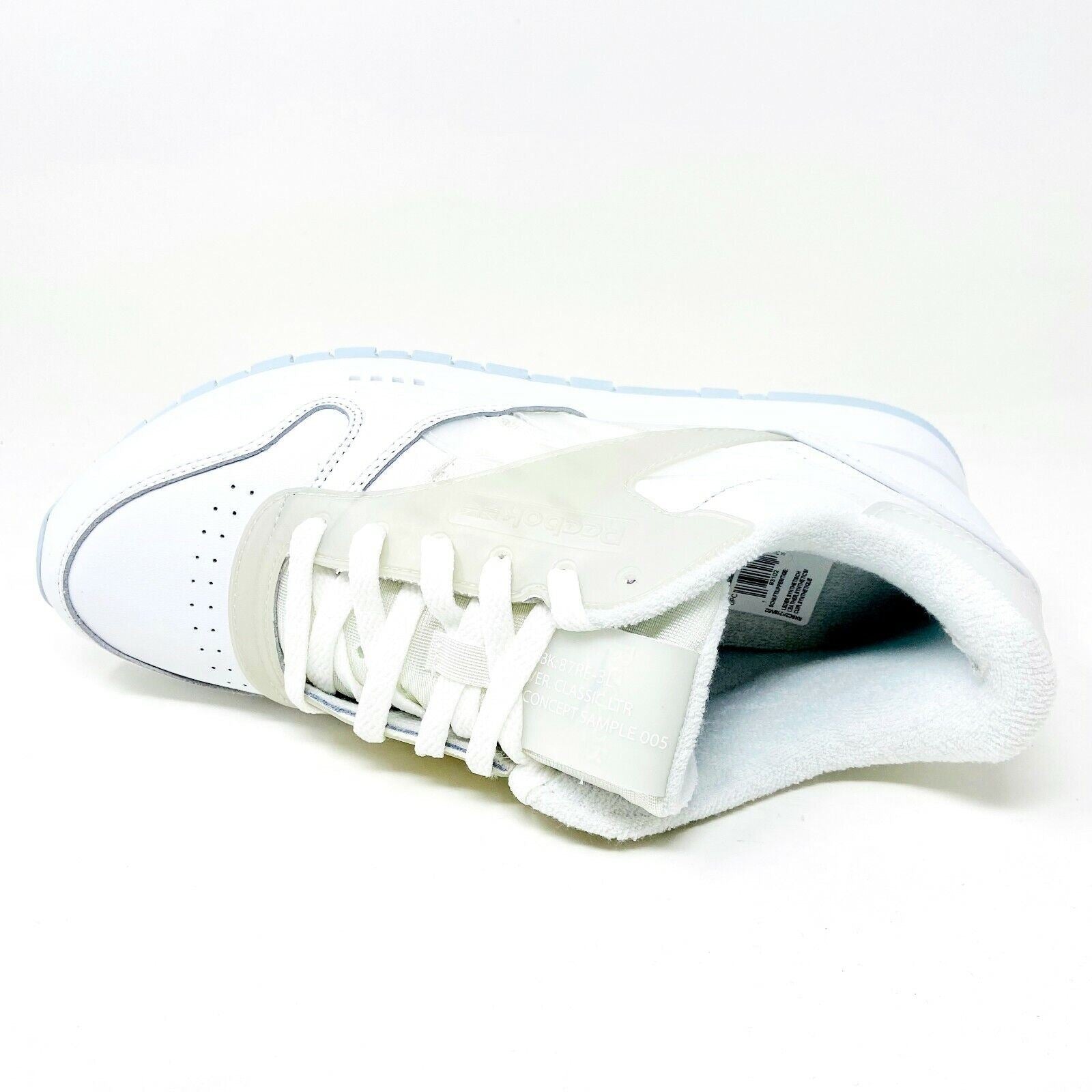 Reebok Classic Leather ATI White Grey Womens Size 9 Casual Sneakers FU6865