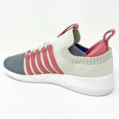K-Swiss Gen K Icon Knit Cloudburst Desert Rose Gray Womens Shoes 95578 039