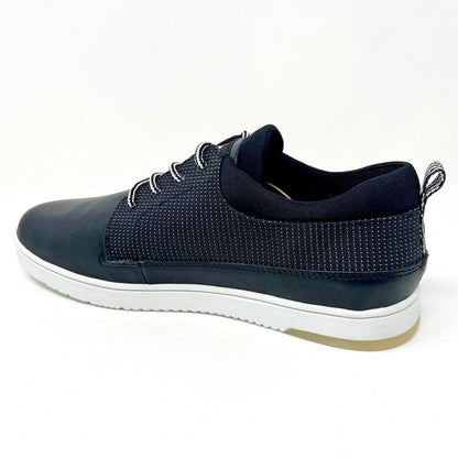 Clae Gordon Black Leather Nylon Canvas Mens Size 8 Premium Sneakers
