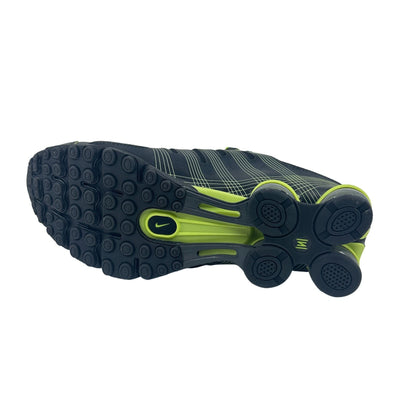 Nike Air Shox NZ 2.0 Black Dark Grey Lime Mens Athletic Sneaker