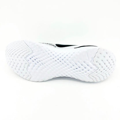 Nike Epic React Flyknit 2 White Black Platinum Oreo Mens Running Sneaker