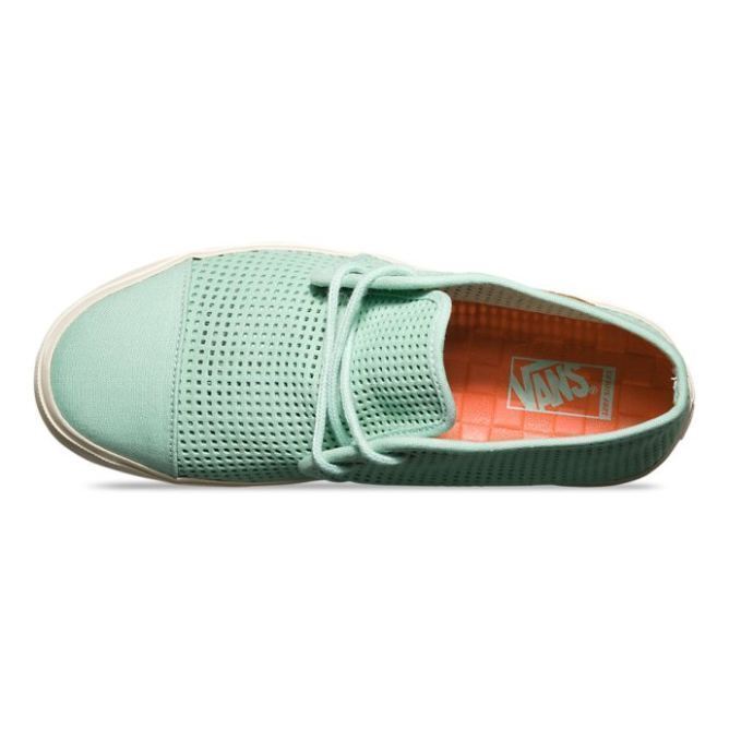 VANS Rhea SF (Square Perf) Gossamer Green Casual Sneakers Womens Size 8