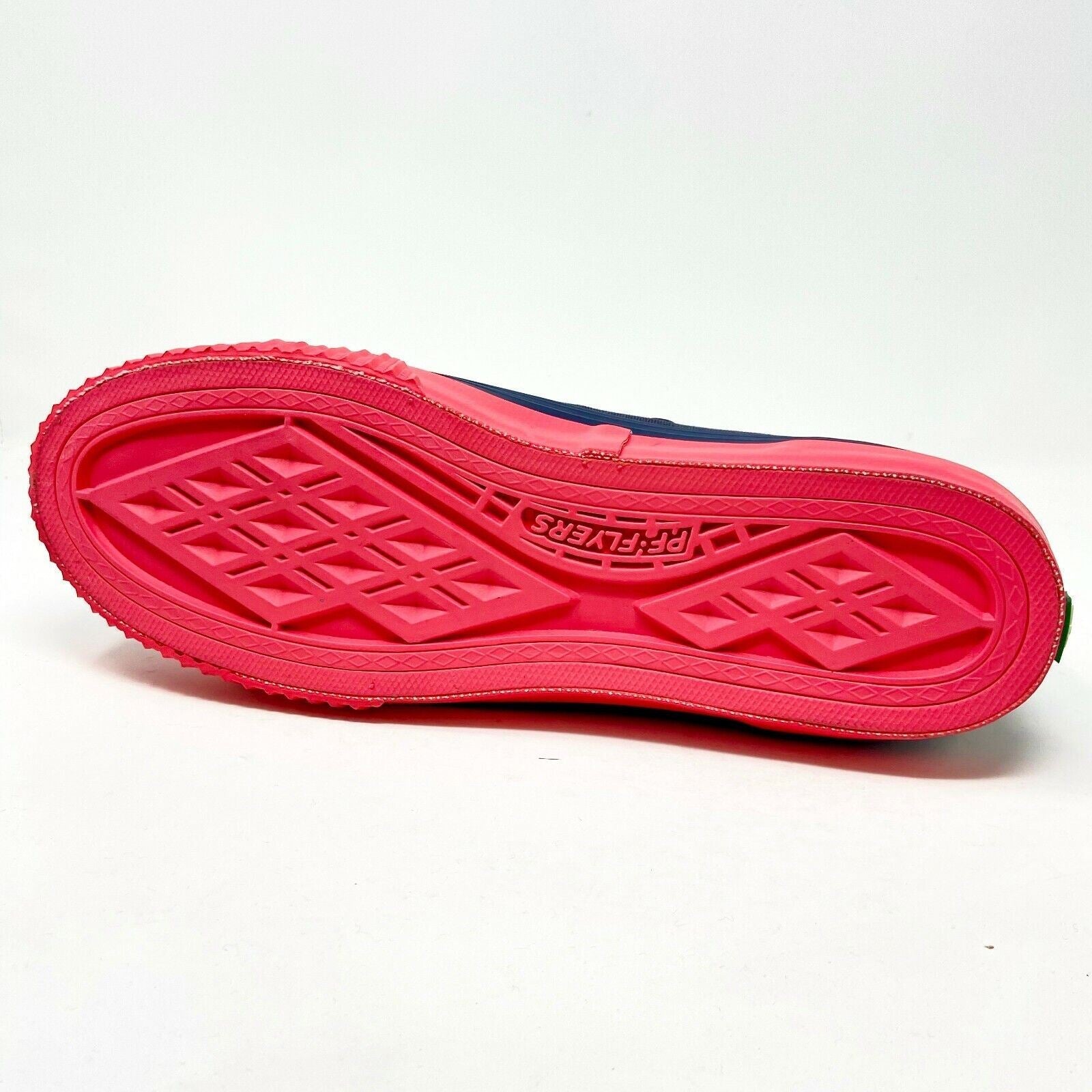 PF Flyer Center Hi Navy Pink Womens Retro Casual Shoes PM12OH1U