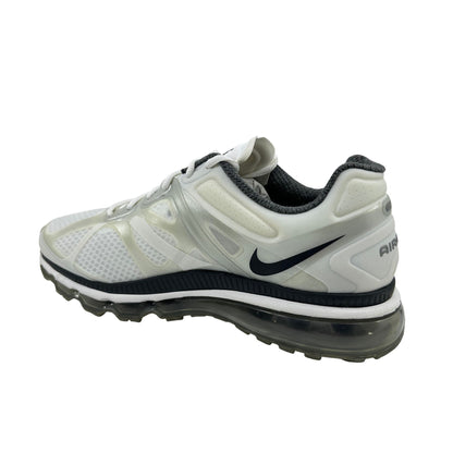 Nike Air Max+ 2012 Summit White Silver Mens Size 10 Athletic Sneaker