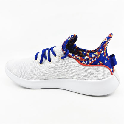 Adidas Cloudfoam Pure SPW Cloud White Orange Red Womens Athletic Sneakers