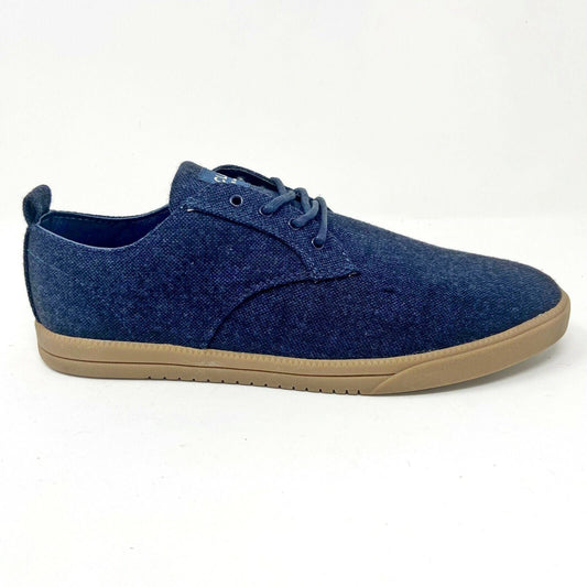 Clae Ellington Textile Navy Tobacco Textile Mens Premium Casual Sneakers