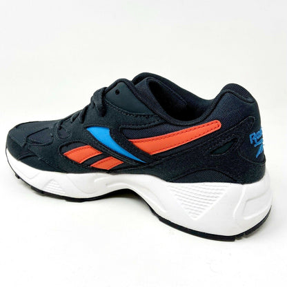 Reebok Aztrek 96 Grey Cyan Coral Womens Size 6 Trainers Sneaker DV8551