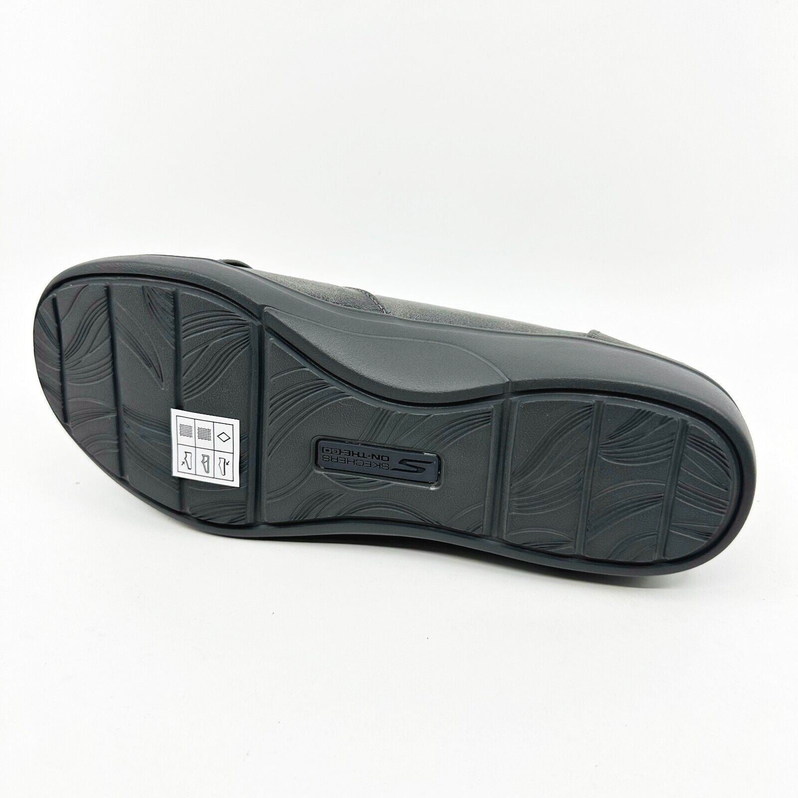 Skechers Arch Fit Uplift Core Roots Charcoal Womens Size 6.5 Slip On Shoes