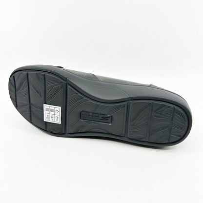 Skechers Arch Fit Uplift Core Roots Charcoal Womens Size 6.5 Slip On Shoes