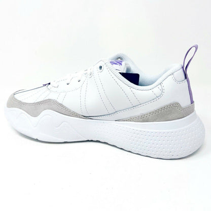 K-Swiss CR-329 LTR White Lavendula Womens Athletic Casual Sneakers 96157 151