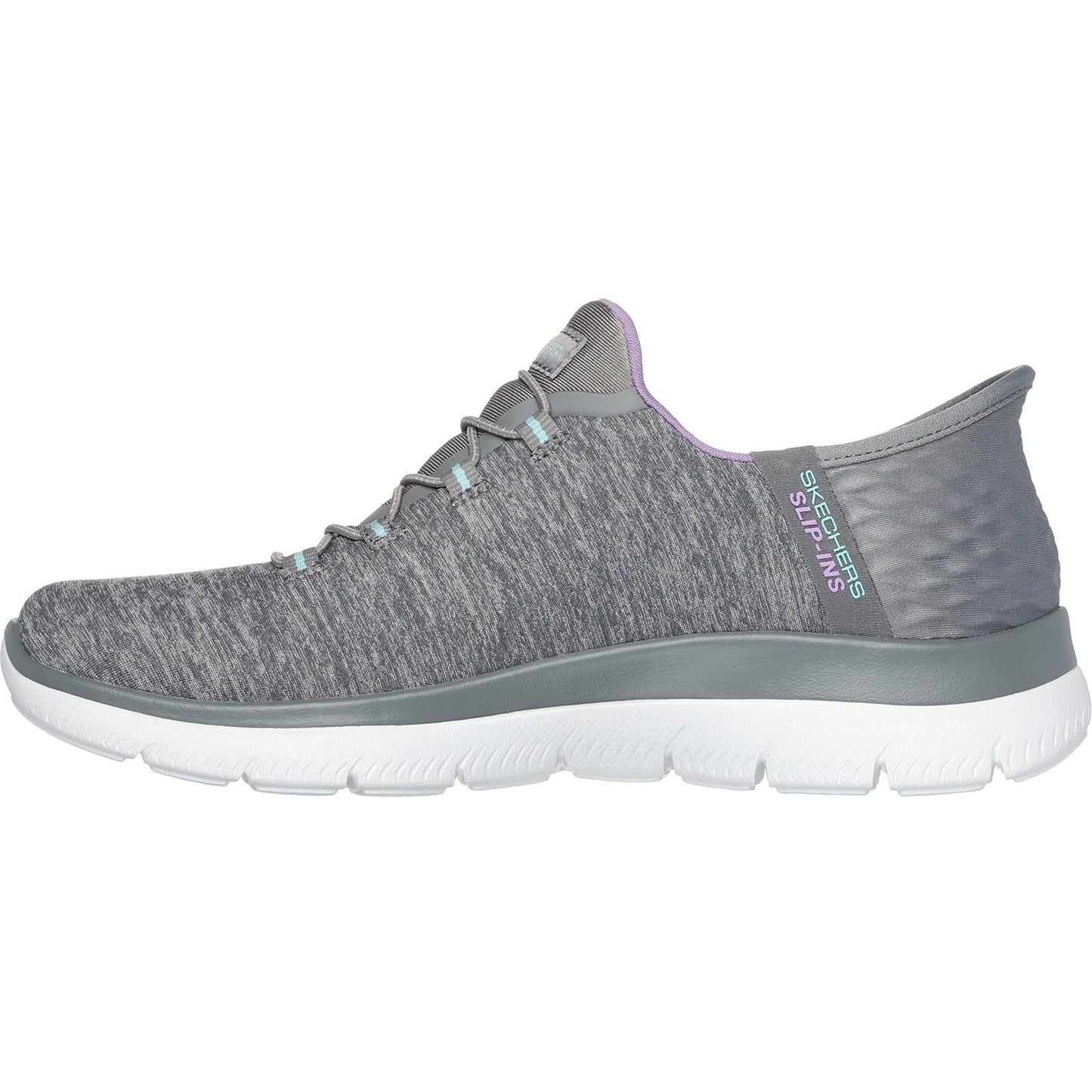 Women's Wide Fit Skechers 149937 Slip-ins Summits Dazzling Trainers