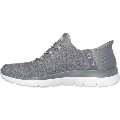 Women's Wide Fit Skechers 149937 Slip-ins Summits Dazzling Trainers