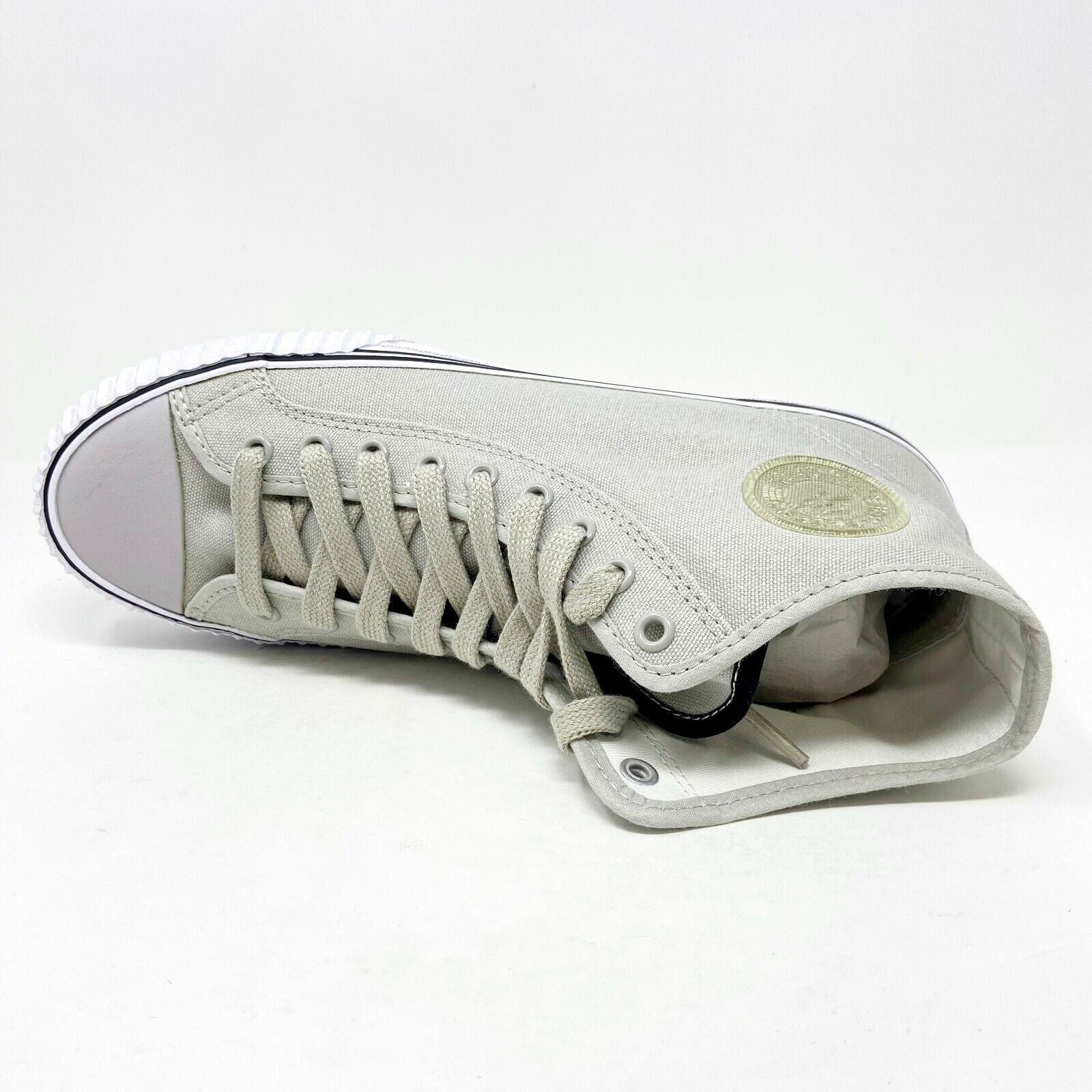 PF Flyer Center Hi Reis Mirage Grey White Mens Size 5 Retro Sneakers PM12OH1R
