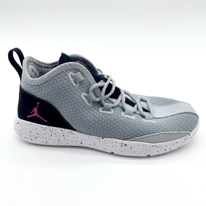 Jordan Reveal GP Wolf Grey Vivid Pink Black Kids Sneakers 834218 008