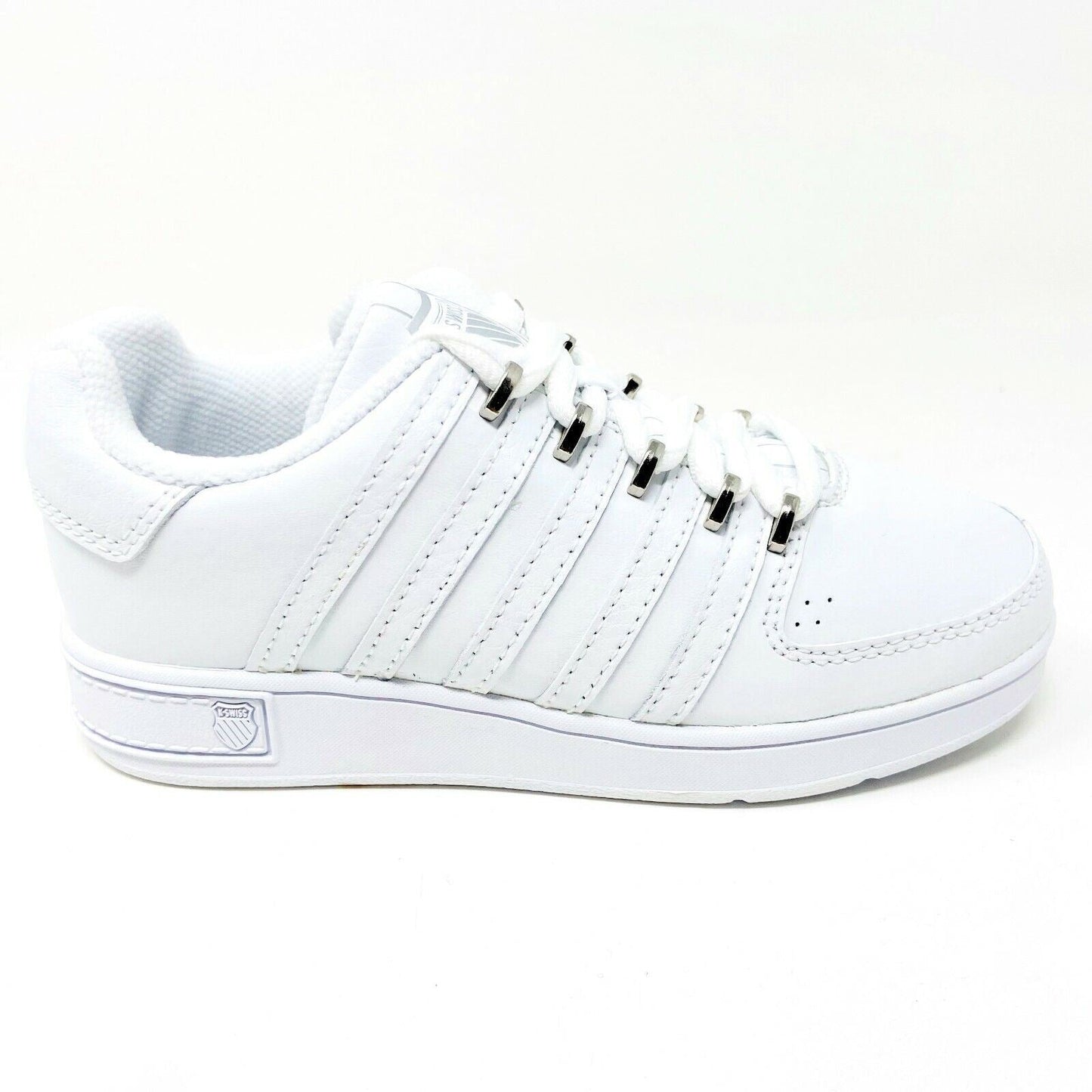 K-Swiss Ruttger White Platinum Child Kids  Casual Sneakers 52024147