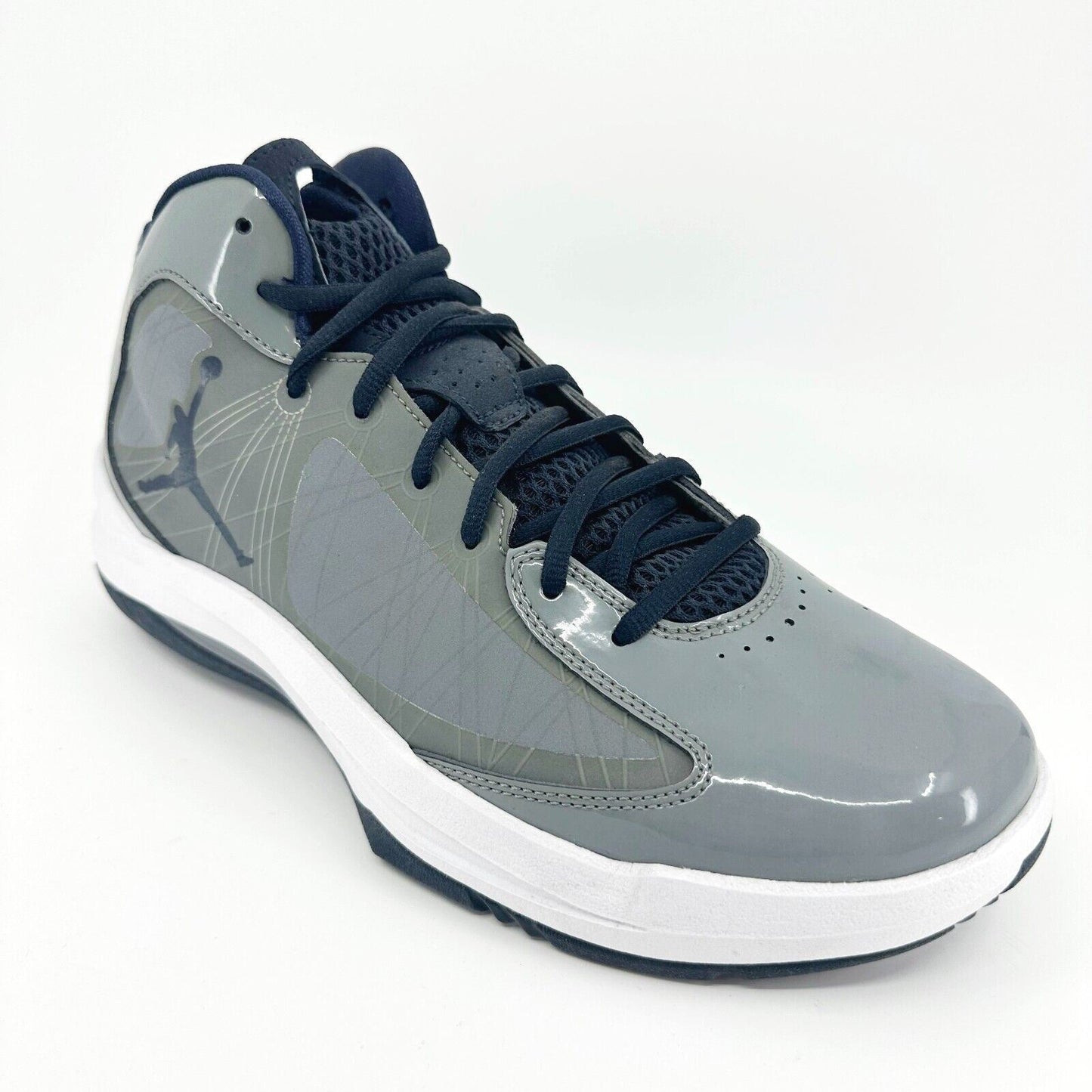 Jordan Aero Flight Cool Grey Obsidian White Mens Basketball Sneakers 524959 007