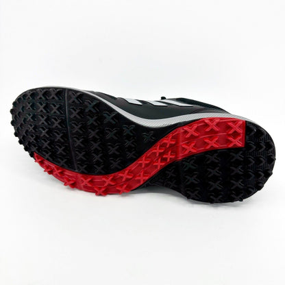 Adidas Tech Response SL Black Silver Red Mens Spikeless Golf Shoes EG5313